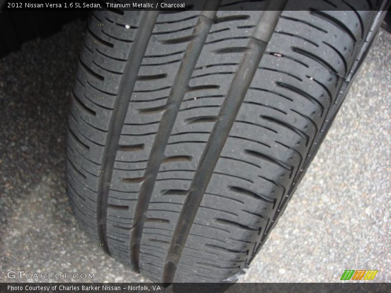 Titanium Metallic / Charcoal 2012 Nissan Versa 1.6 SL Sedan