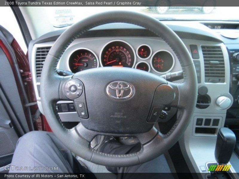 Salsa Red Pearl / Graphite Gray 2008 Toyota Tundra Texas Edition CrewMax