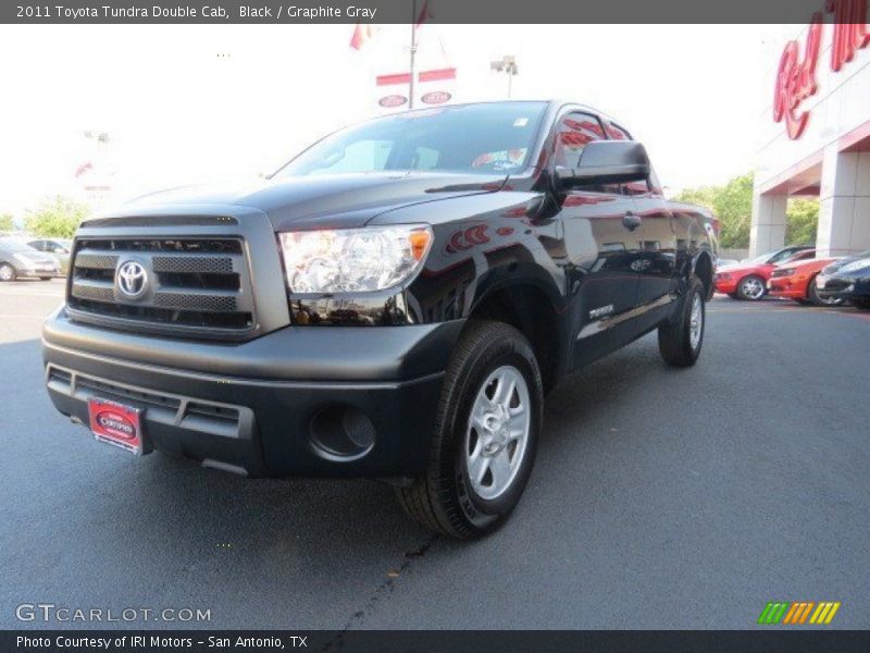 Black / Graphite Gray 2011 Toyota Tundra Double Cab