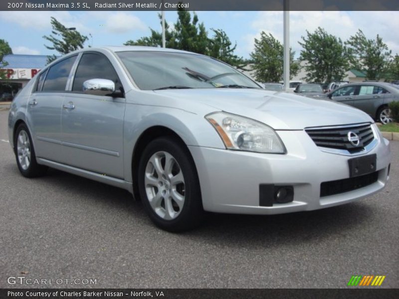 Radiant Silver Metallic / Charcoal 2007 Nissan Maxima 3.5 SL