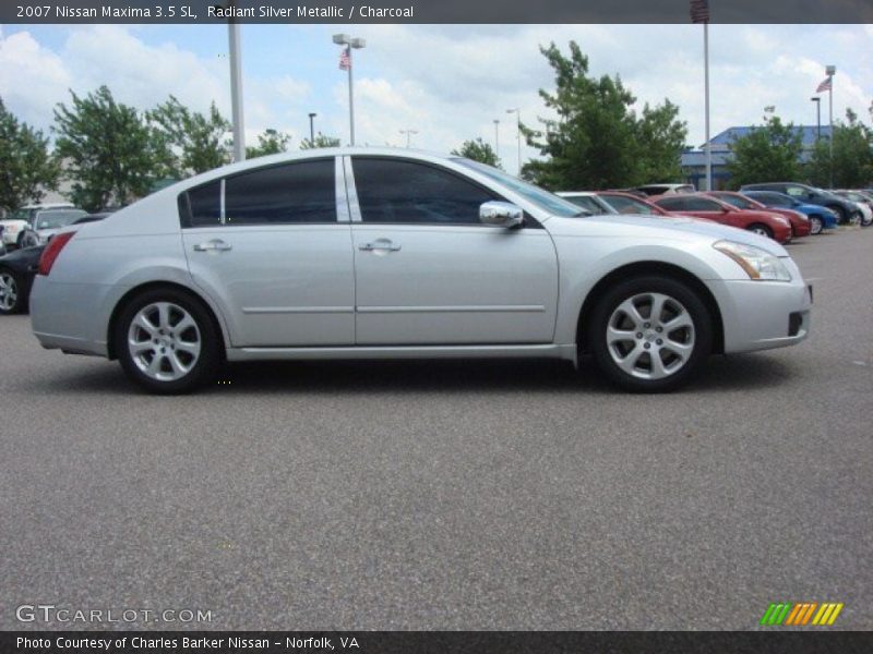 Radiant Silver Metallic / Charcoal 2007 Nissan Maxima 3.5 SL