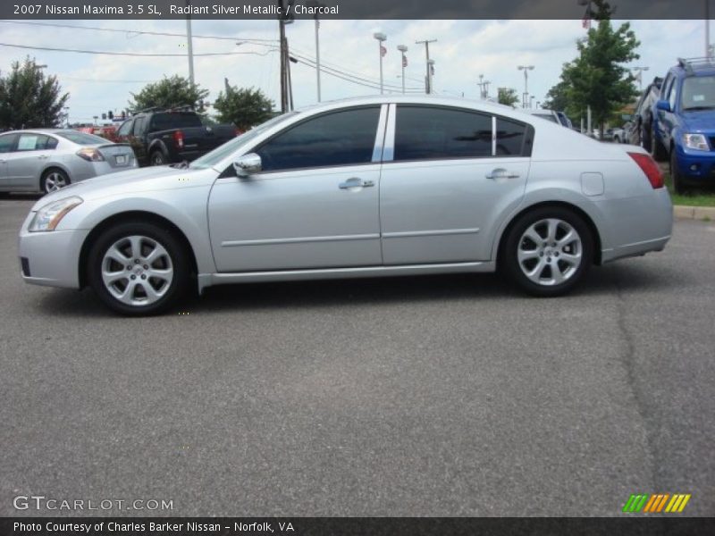 Radiant Silver Metallic / Charcoal 2007 Nissan Maxima 3.5 SL