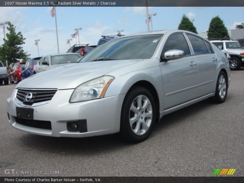 Radiant Silver Metallic / Charcoal 2007 Nissan Maxima 3.5 SL