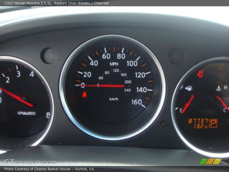 Radiant Silver Metallic / Charcoal 2007 Nissan Maxima 3.5 SL