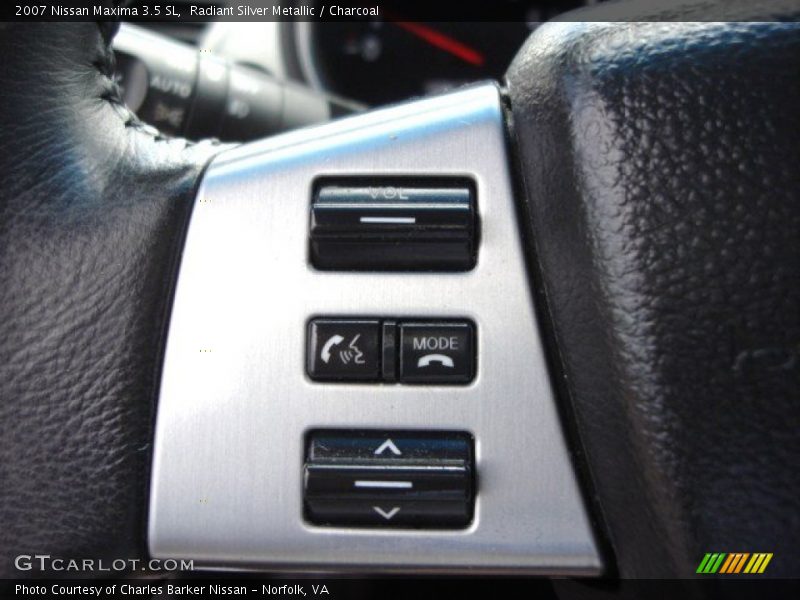 Radiant Silver Metallic / Charcoal 2007 Nissan Maxima 3.5 SL