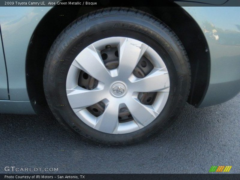 Aloe Green Metallic / Bisque 2009 Toyota Camry LE