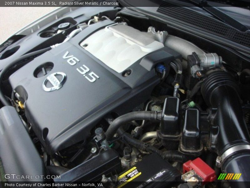 Radiant Silver Metallic / Charcoal 2007 Nissan Maxima 3.5 SL