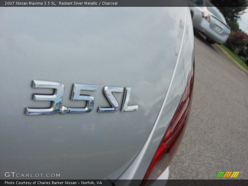 Radiant Silver Metallic / Charcoal 2007 Nissan Maxima 3.5 SL