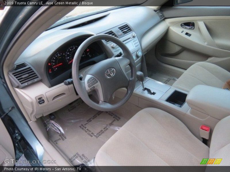 Aloe Green Metallic / Bisque 2009 Toyota Camry LE