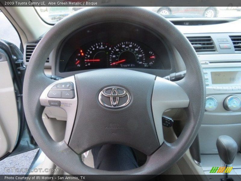 Aloe Green Metallic / Bisque 2009 Toyota Camry LE