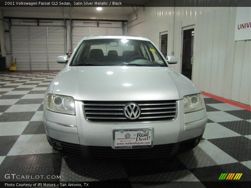 Satin Silver Metallic / Black 2001 Volkswagen Passat GLS Sedan