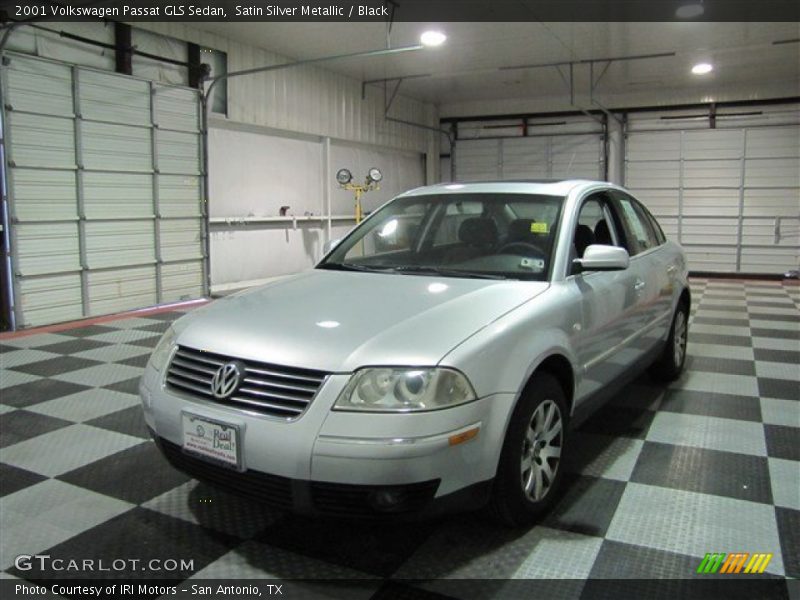 Satin Silver Metallic / Black 2001 Volkswagen Passat GLS Sedan