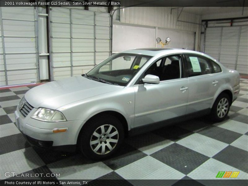 Satin Silver Metallic / Black 2001 Volkswagen Passat GLS Sedan