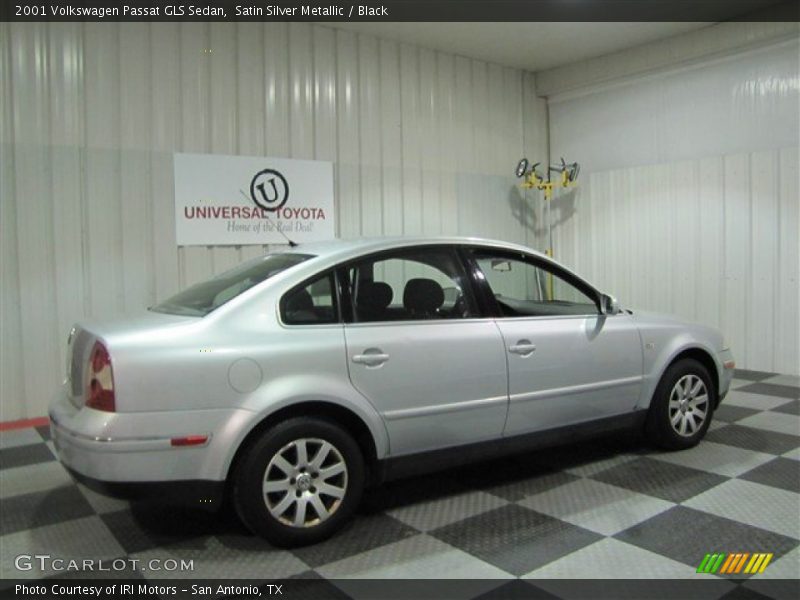 Satin Silver Metallic / Black 2001 Volkswagen Passat GLS Sedan