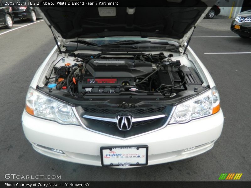 White Diamond Pearl / Parchment 2003 Acura TL 3.2 Type S