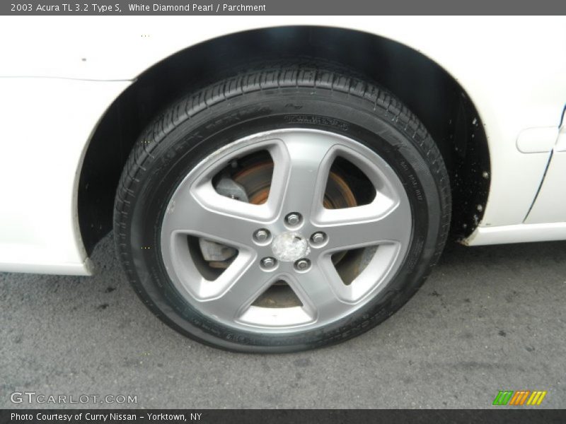 White Diamond Pearl / Parchment 2003 Acura TL 3.2 Type S