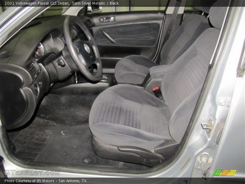Satin Silver Metallic / Black 2001 Volkswagen Passat GLS Sedan