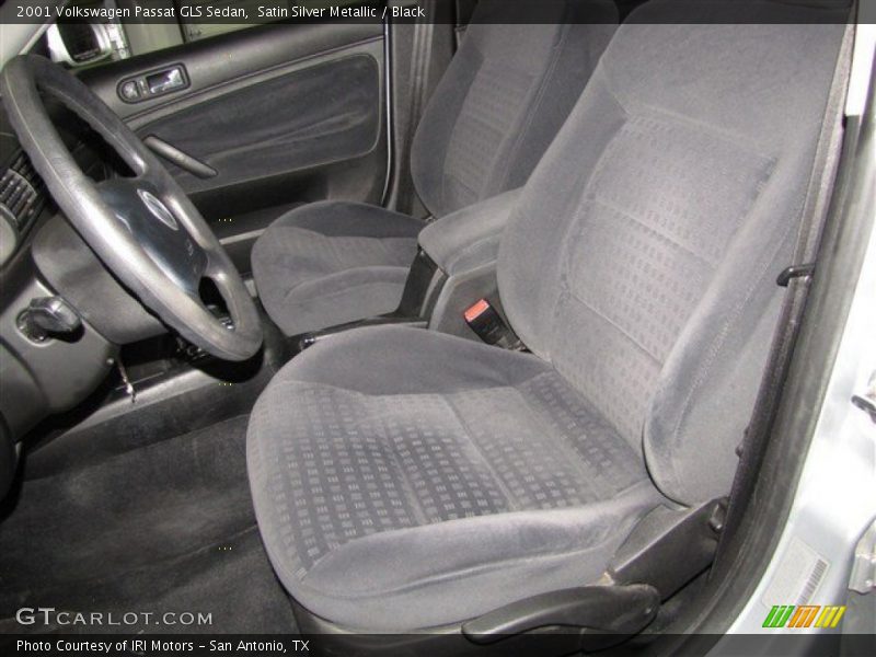Satin Silver Metallic / Black 2001 Volkswagen Passat GLS Sedan