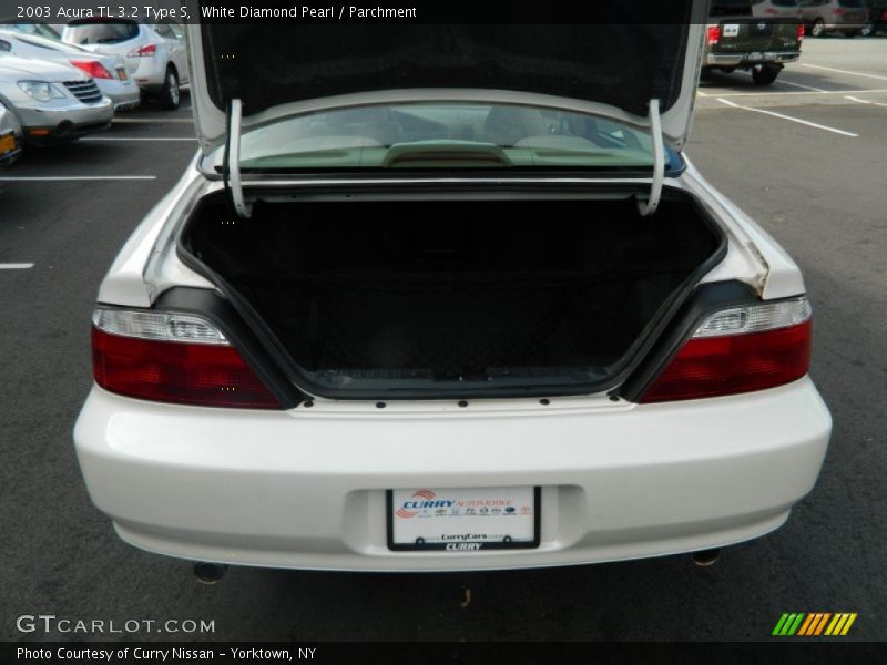 White Diamond Pearl / Parchment 2003 Acura TL 3.2 Type S