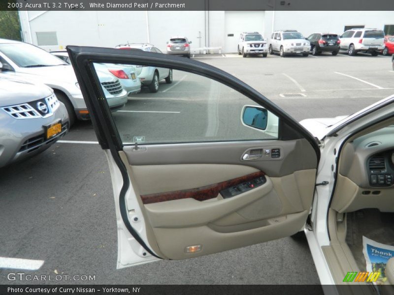 White Diamond Pearl / Parchment 2003 Acura TL 3.2 Type S