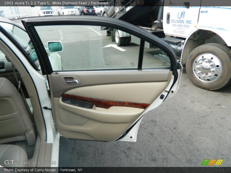 White Diamond Pearl / Parchment 2003 Acura TL 3.2 Type S