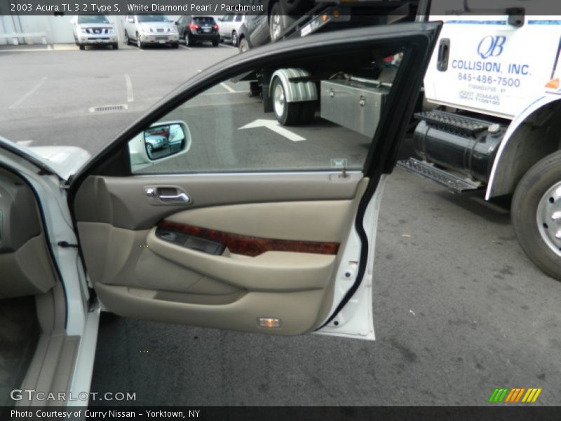 White Diamond Pearl / Parchment 2003 Acura TL 3.2 Type S