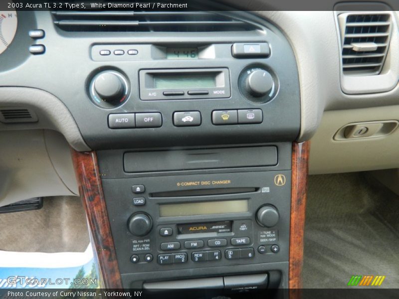 White Diamond Pearl / Parchment 2003 Acura TL 3.2 Type S