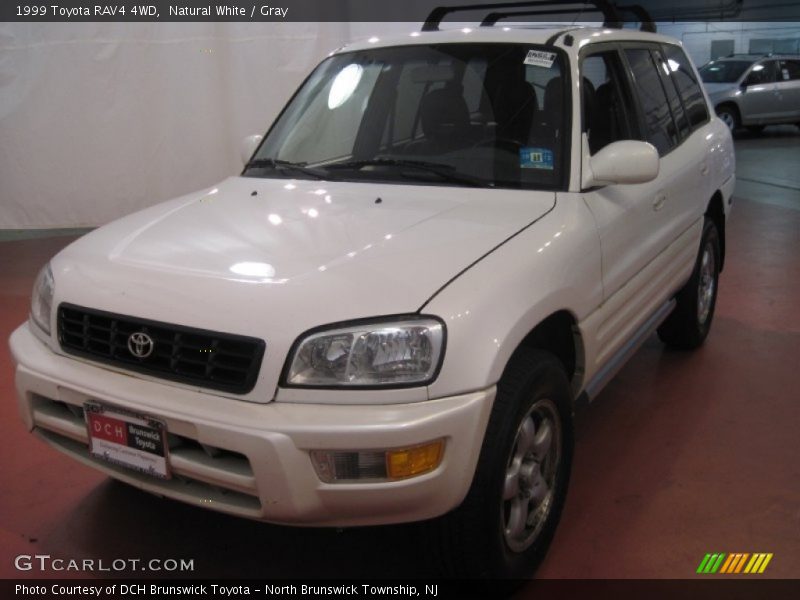 Natural White / Gray 1999 Toyota RAV4 4WD