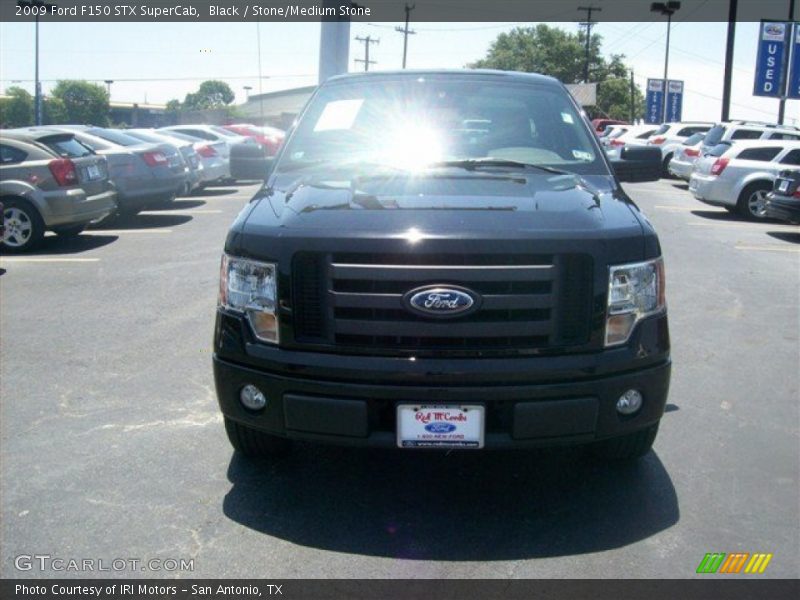Black / Stone/Medium Stone 2009 Ford F150 STX SuperCab