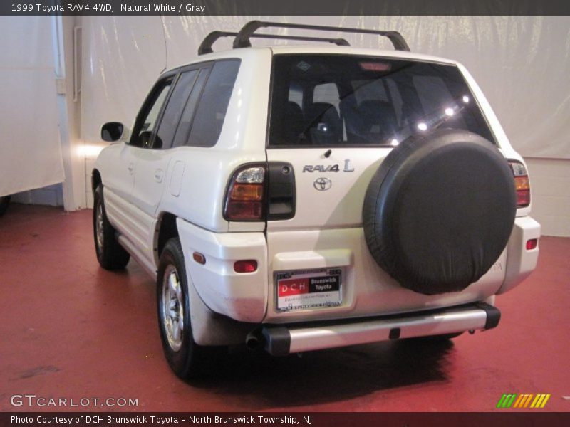 Natural White / Gray 1999 Toyota RAV4 4WD