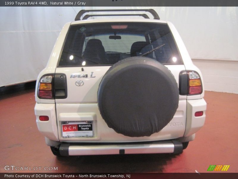 Natural White / Gray 1999 Toyota RAV4 4WD