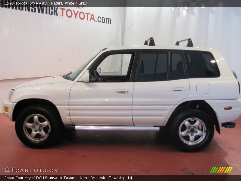 Natural White / Gray 1999 Toyota RAV4 4WD