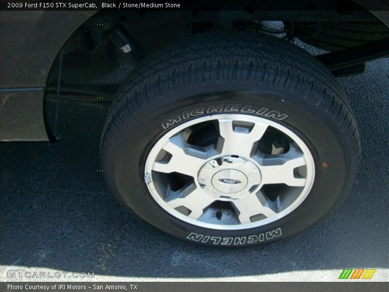 Black / Stone/Medium Stone 2009 Ford F150 STX SuperCab