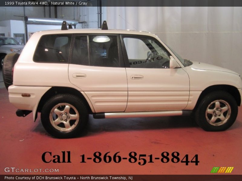 Natural White / Gray 1999 Toyota RAV4 4WD