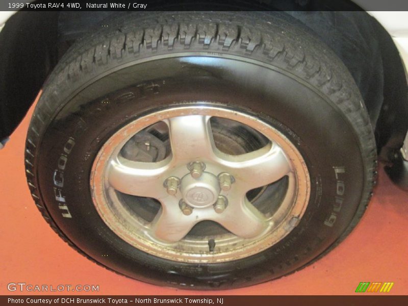Natural White / Gray 1999 Toyota RAV4 4WD