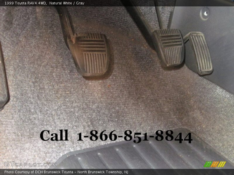 Natural White / Gray 1999 Toyota RAV4 4WD