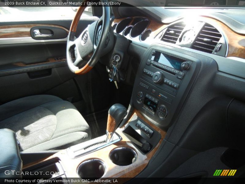 Quicksilver Metallic / Ebony Black/Ebony 2009 Buick Enclave CX