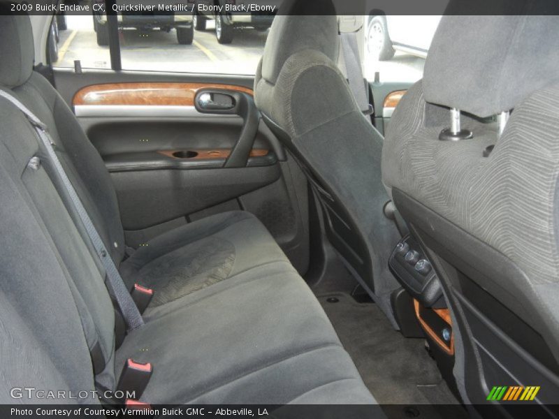 Quicksilver Metallic / Ebony Black/Ebony 2009 Buick Enclave CX