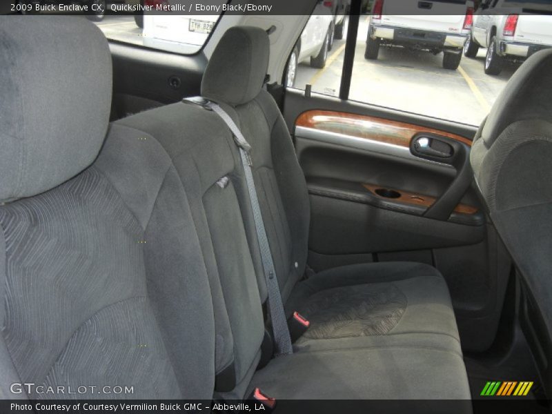 Quicksilver Metallic / Ebony Black/Ebony 2009 Buick Enclave CX