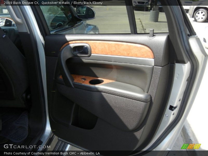 Quicksilver Metallic / Ebony Black/Ebony 2009 Buick Enclave CX
