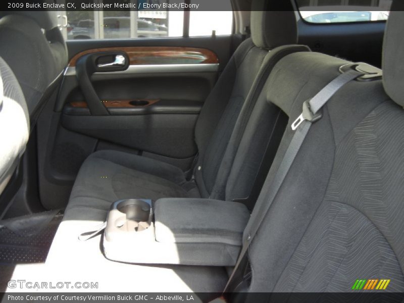 Quicksilver Metallic / Ebony Black/Ebony 2009 Buick Enclave CX