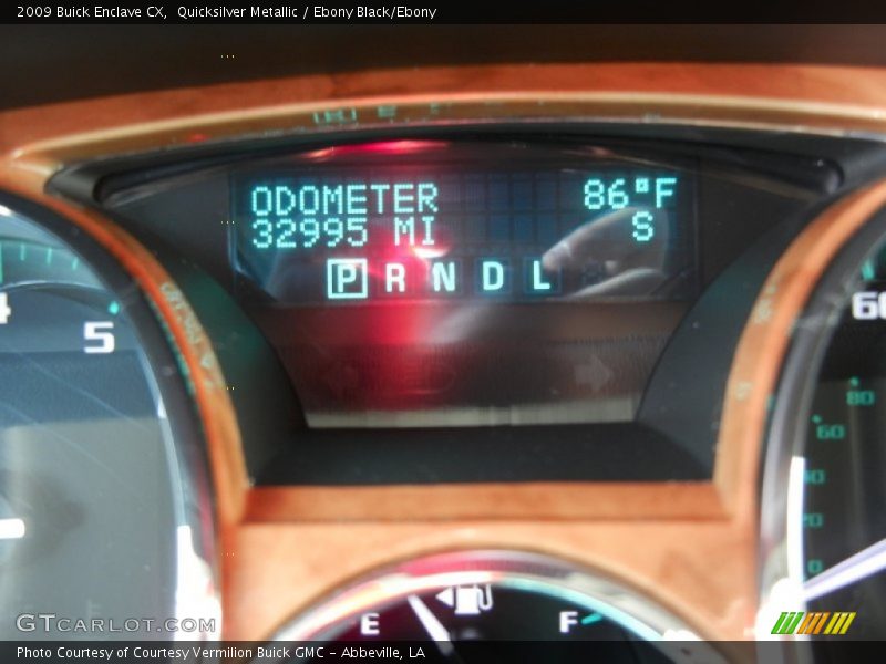 Quicksilver Metallic / Ebony Black/Ebony 2009 Buick Enclave CX
