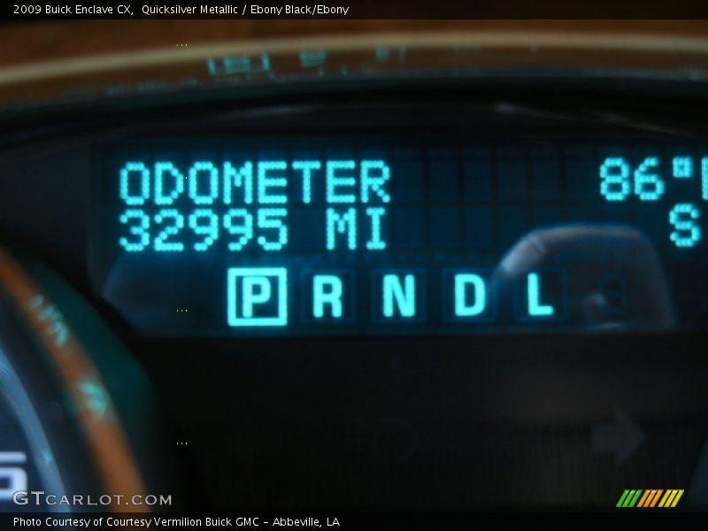 Quicksilver Metallic / Ebony Black/Ebony 2009 Buick Enclave CX
