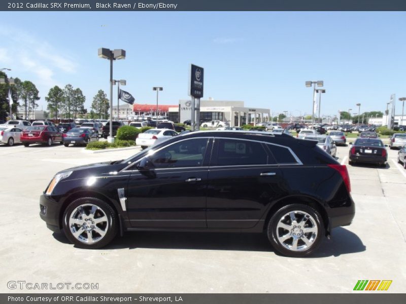 Black Raven / Ebony/Ebony 2012 Cadillac SRX Premium