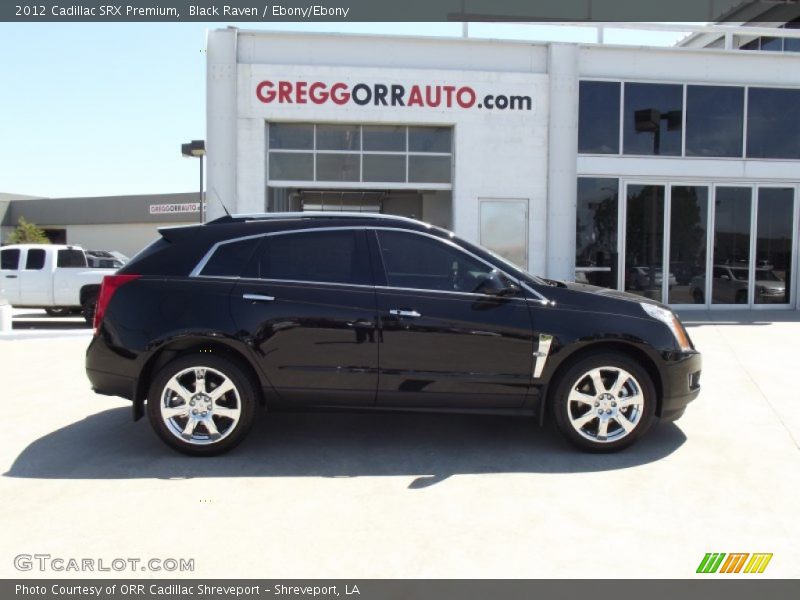 Black Raven / Ebony/Ebony 2012 Cadillac SRX Premium