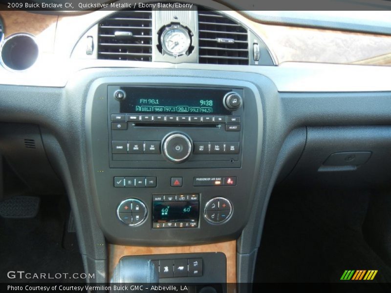 Quicksilver Metallic / Ebony Black/Ebony 2009 Buick Enclave CX