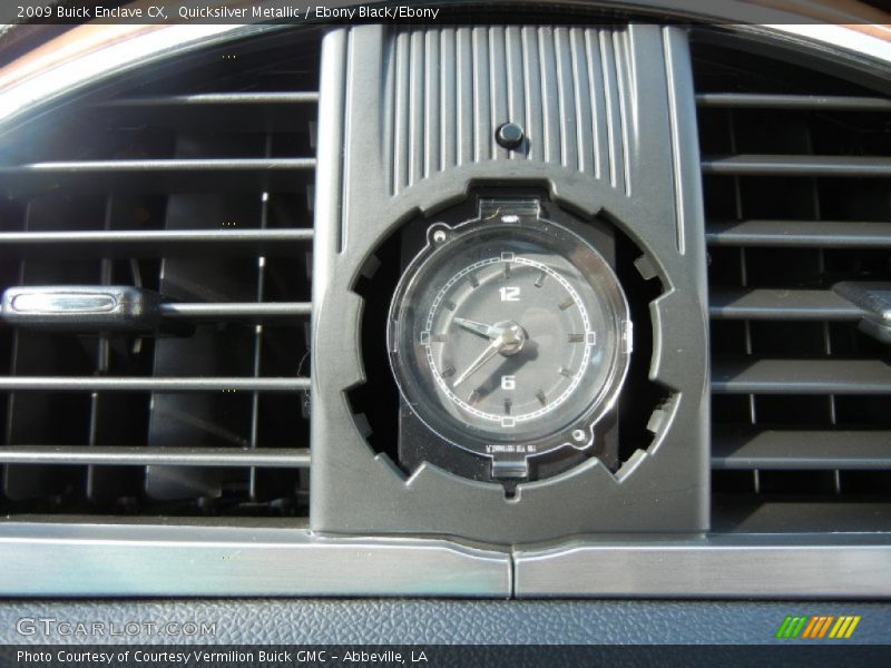 Quicksilver Metallic / Ebony Black/Ebony 2009 Buick Enclave CX