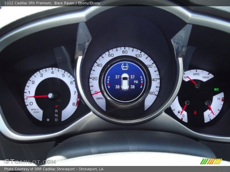 Black Raven / Ebony/Ebony 2012 Cadillac SRX Premium