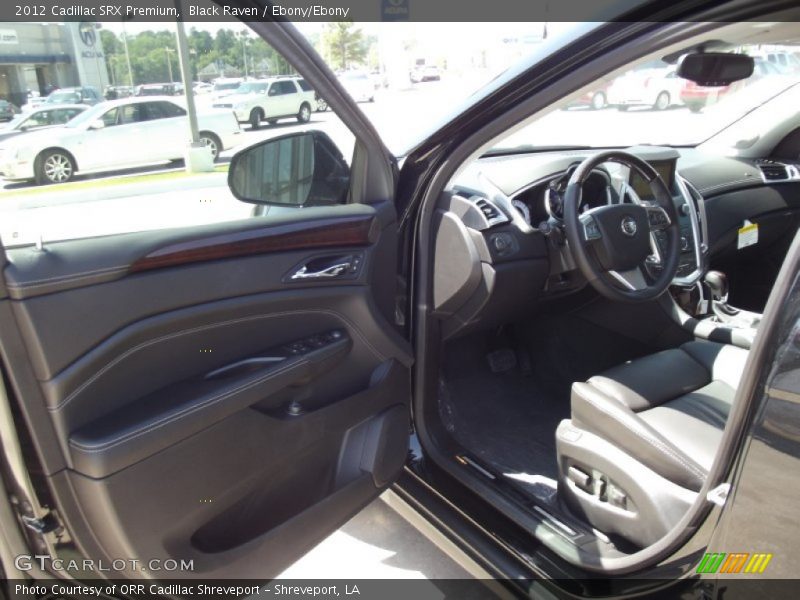 Black Raven / Ebony/Ebony 2012 Cadillac SRX Premium