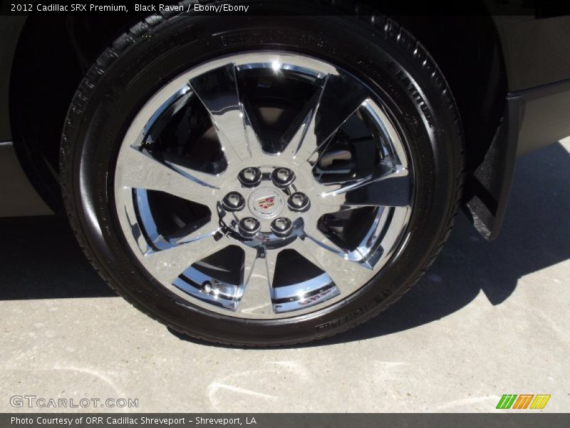 Black Raven / Ebony/Ebony 2012 Cadillac SRX Premium